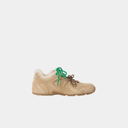 New Balance X Miu Miu 530 SL Bleached Leather Sneakers