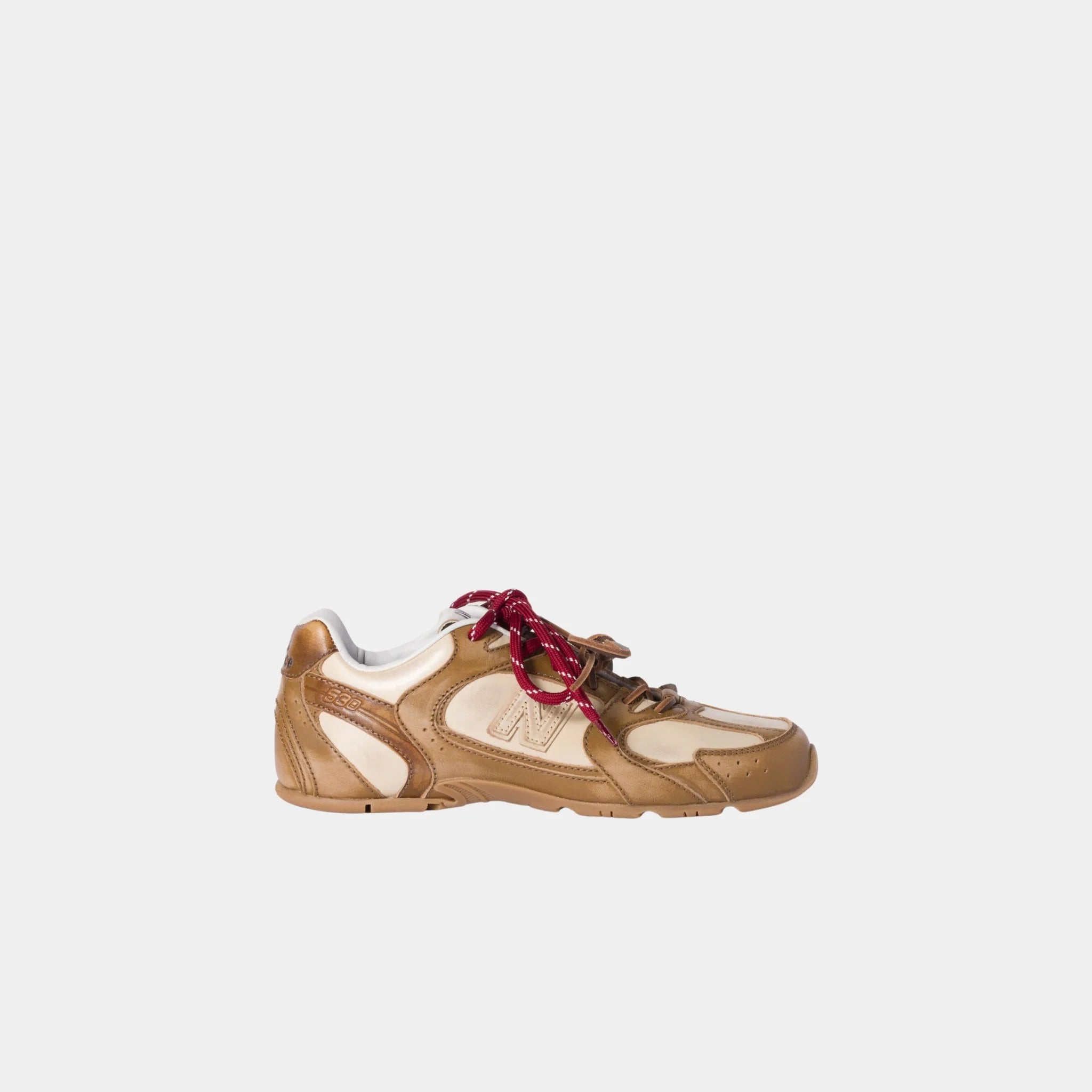 New Balance X Miu Miu 530 SL Deco Calf Leather Sneakers