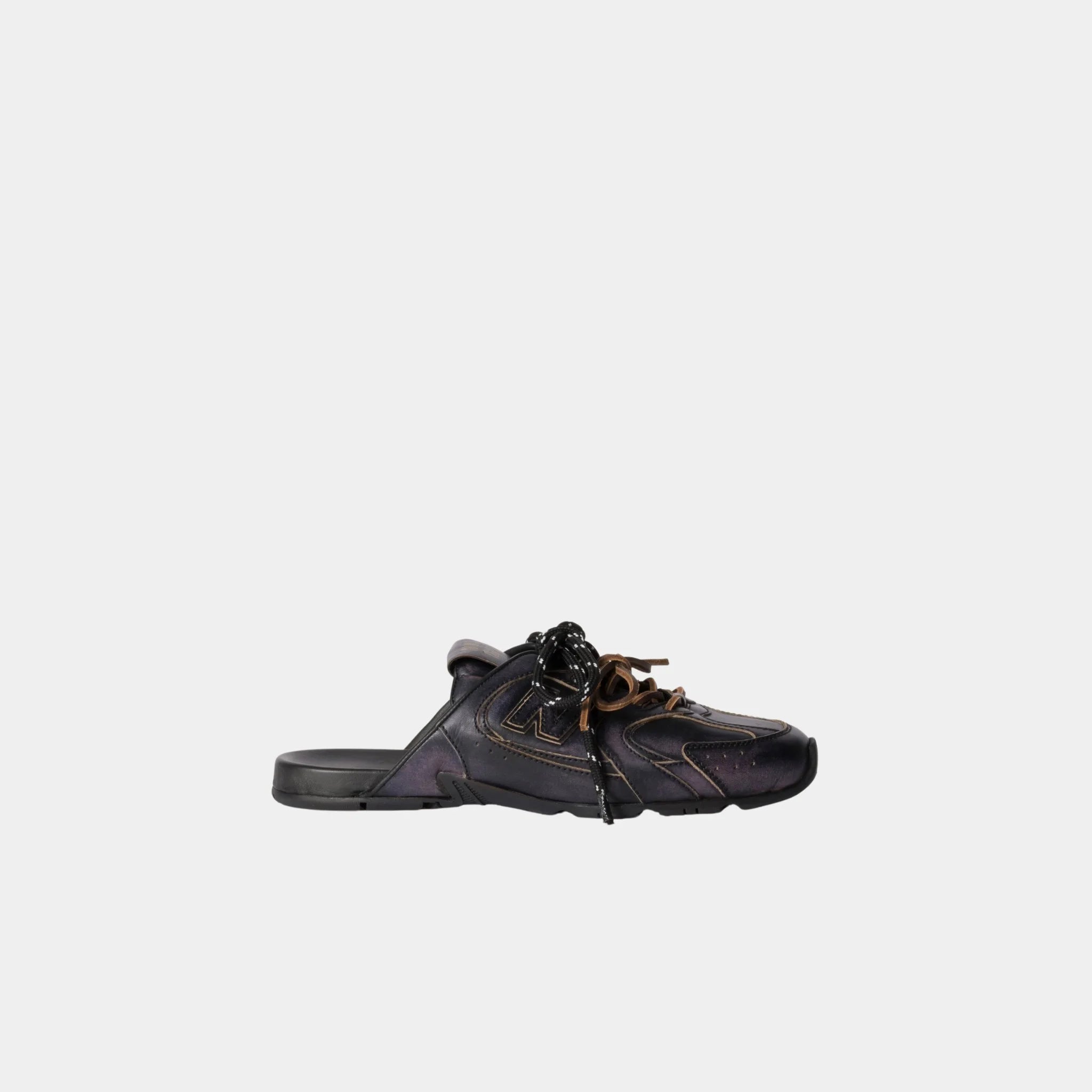 New Balance X Miu Miu 530 SL Deco Calf Leather Mules