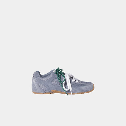 New Balance X Miu Miu 530 SL Suede and Mesh Sneakers