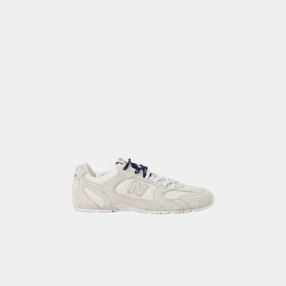 New Balance X Miu Miu 530 SL Suede and Mesh Sneakers