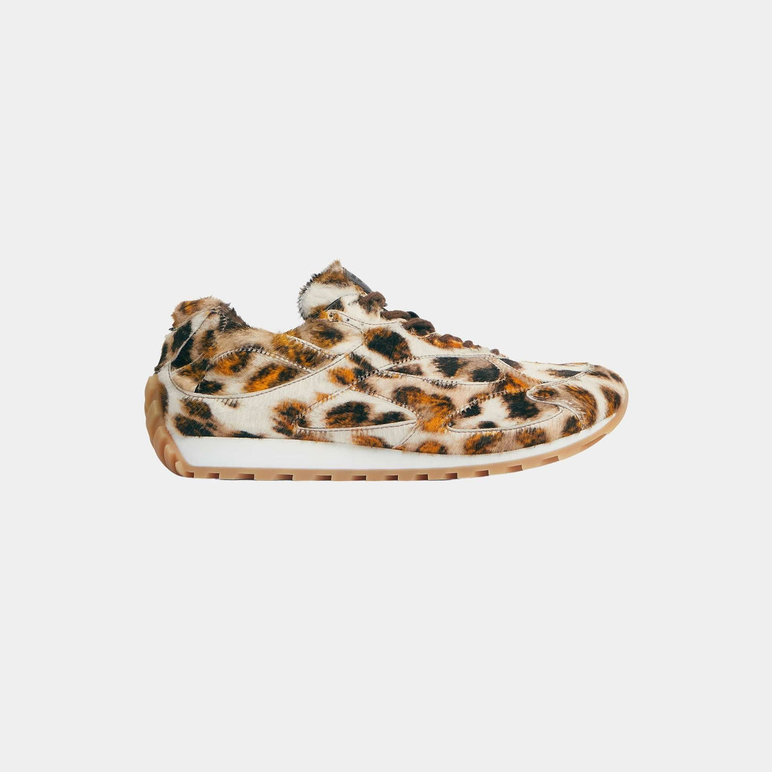 Orbit Runner Sneaker Calf Hair Jaguar Print Men