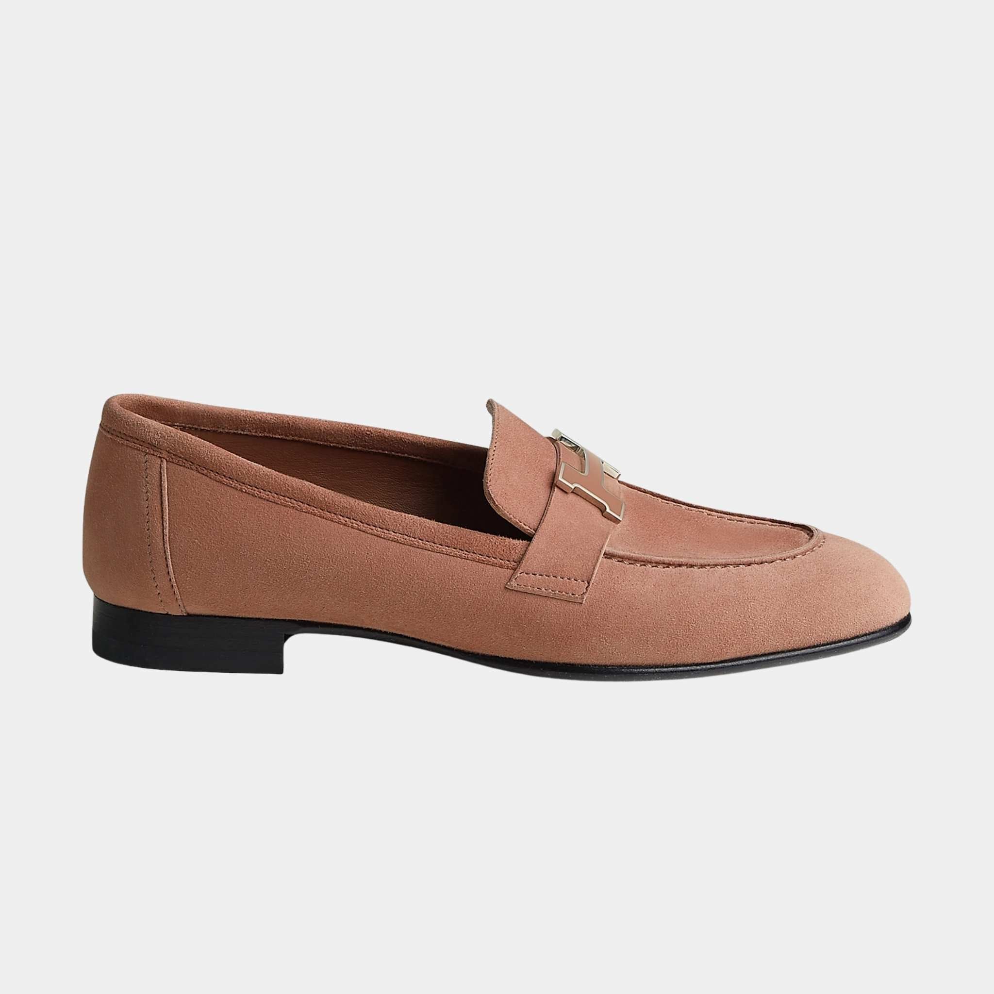Paris Loafer in Suede Goatskin Women