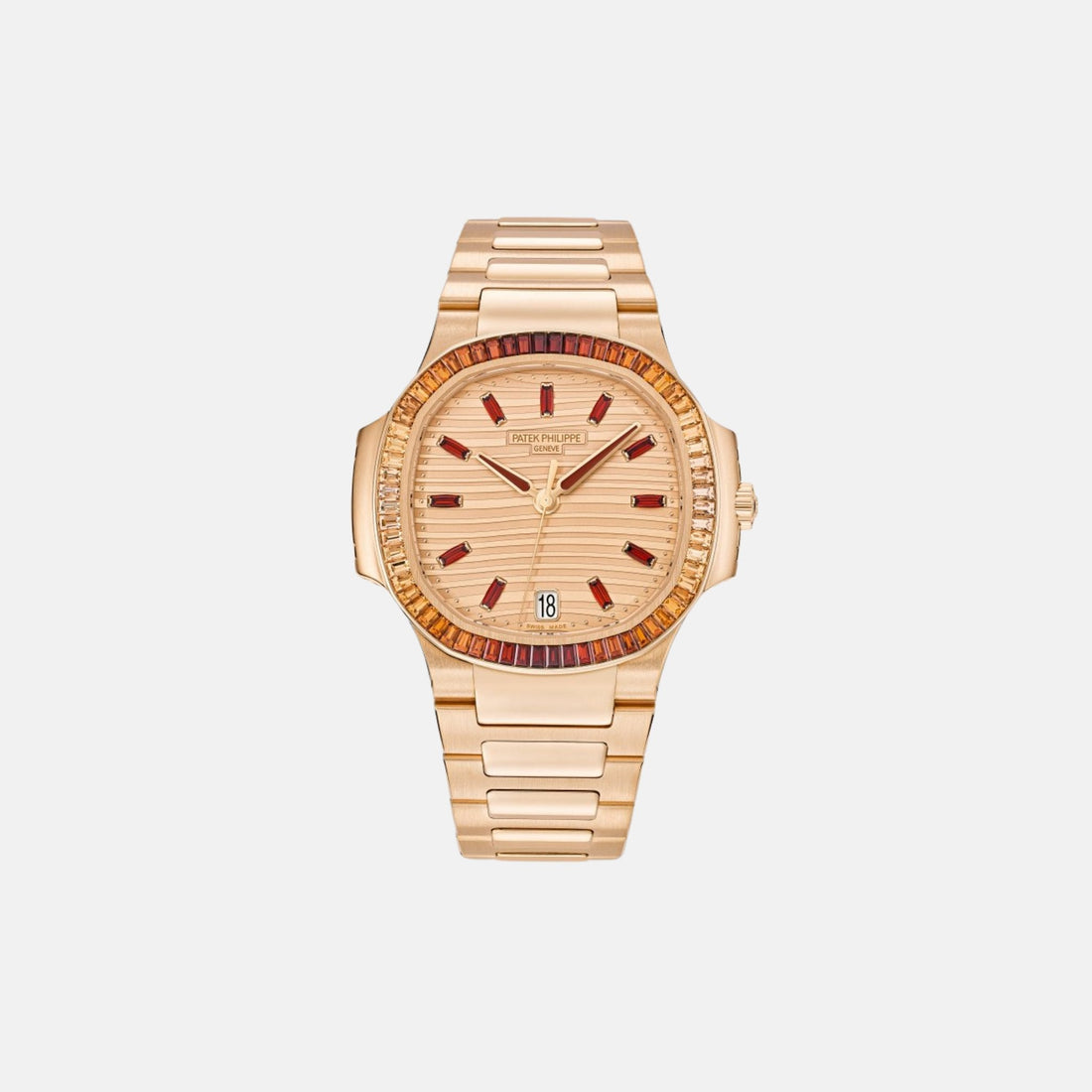 Nautilus Rose-Gilt Waves Baguette - 7118/1300R - 001