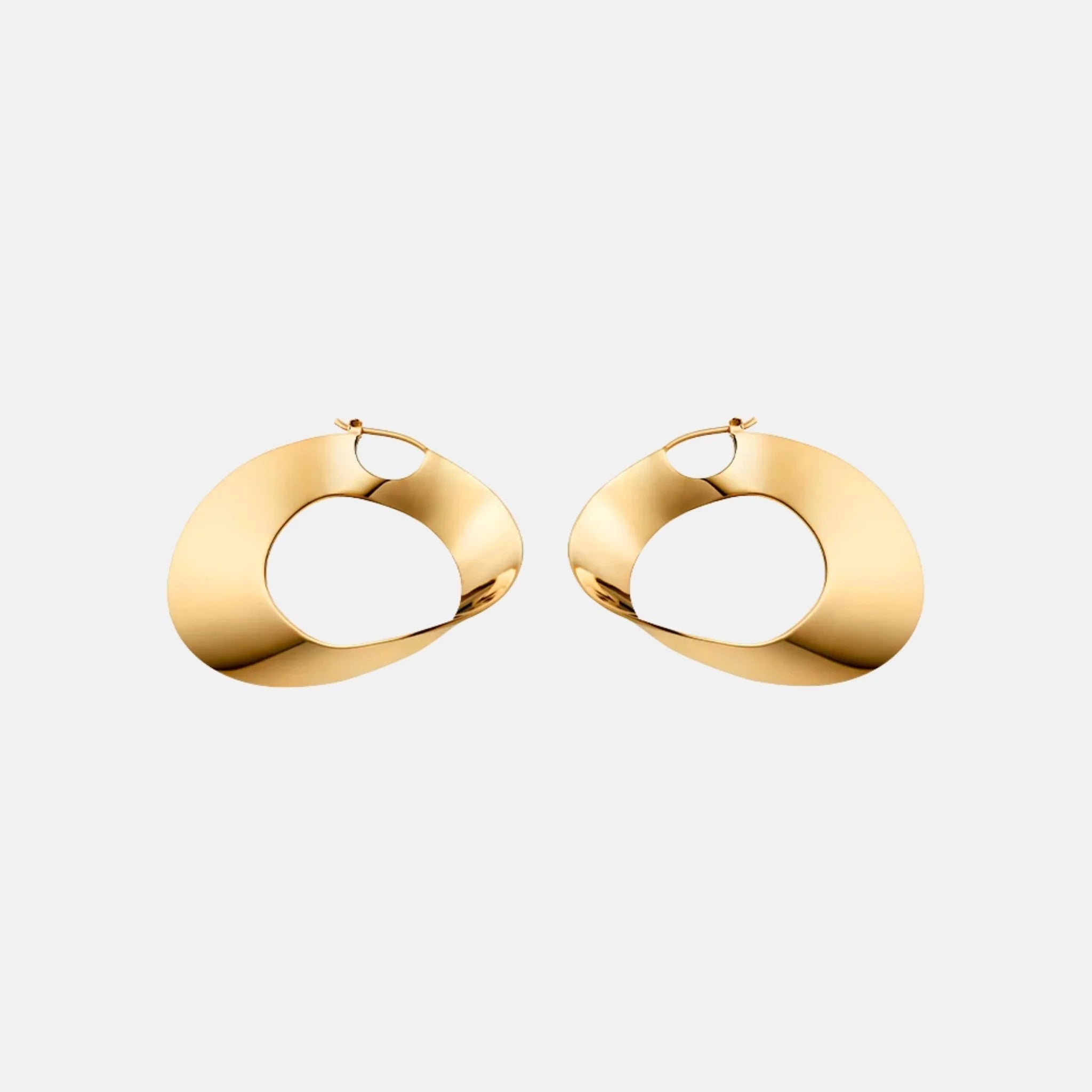 Eole Hoop Earrings 24 Carat Gold Gilded Edition