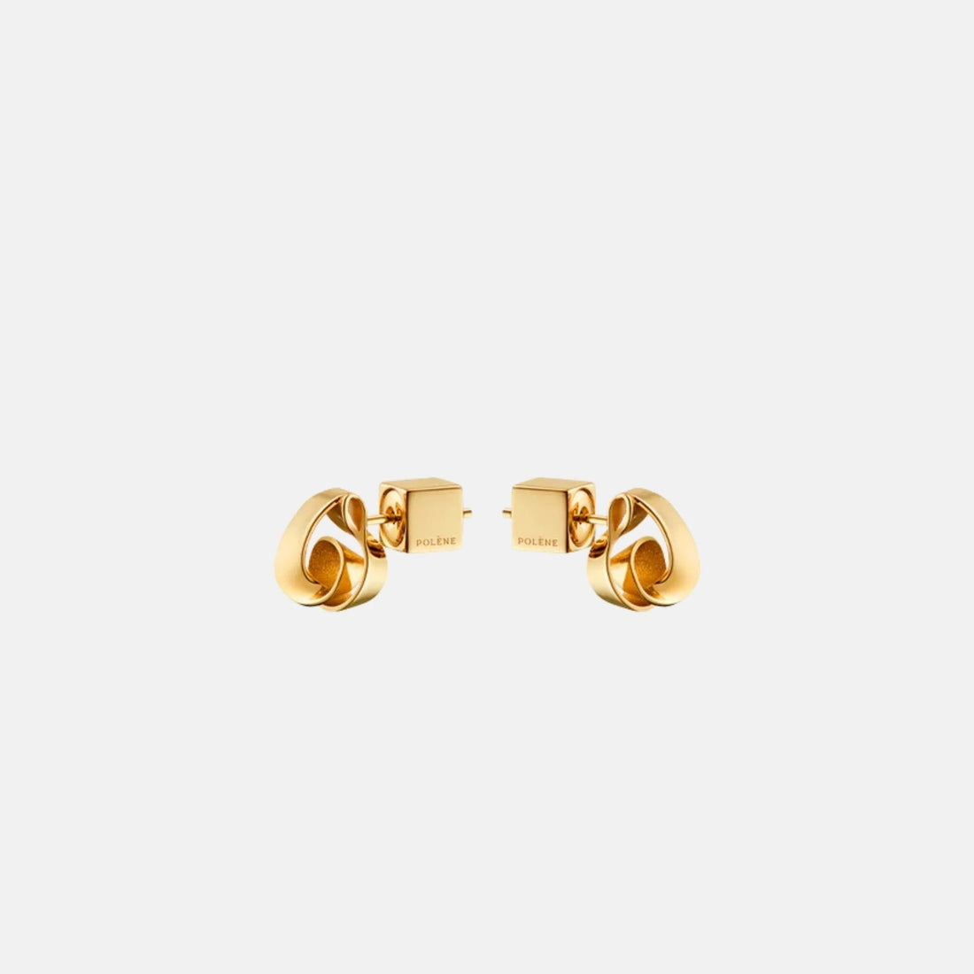Eole Stud Earrings 24 Carat Gold Gilded Edition