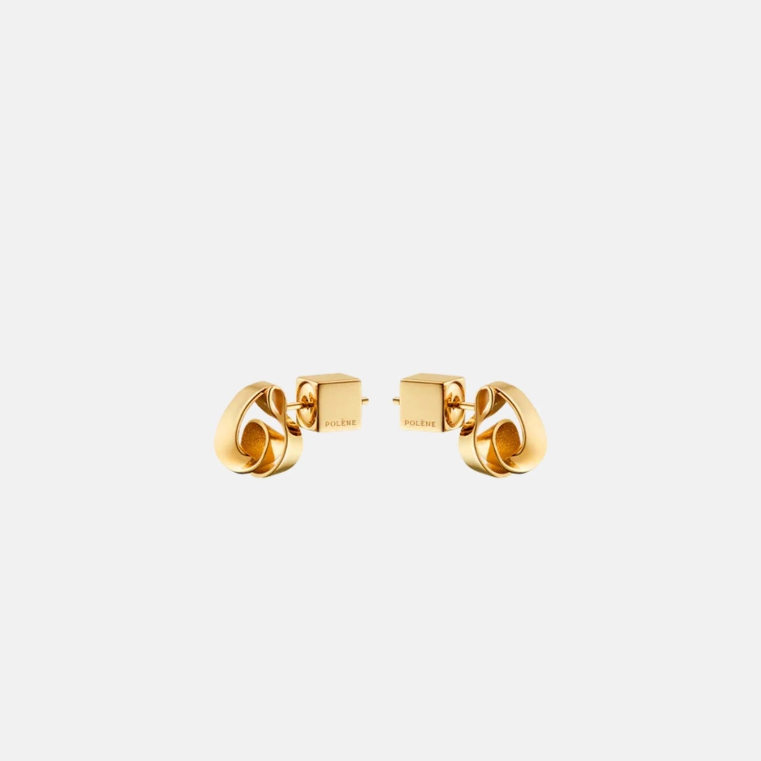 Eole Stud Earrings 24 Carat Gold Gilded Edition