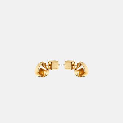 Eole Stud Earrings 24 Carat Gold Gilded Edition