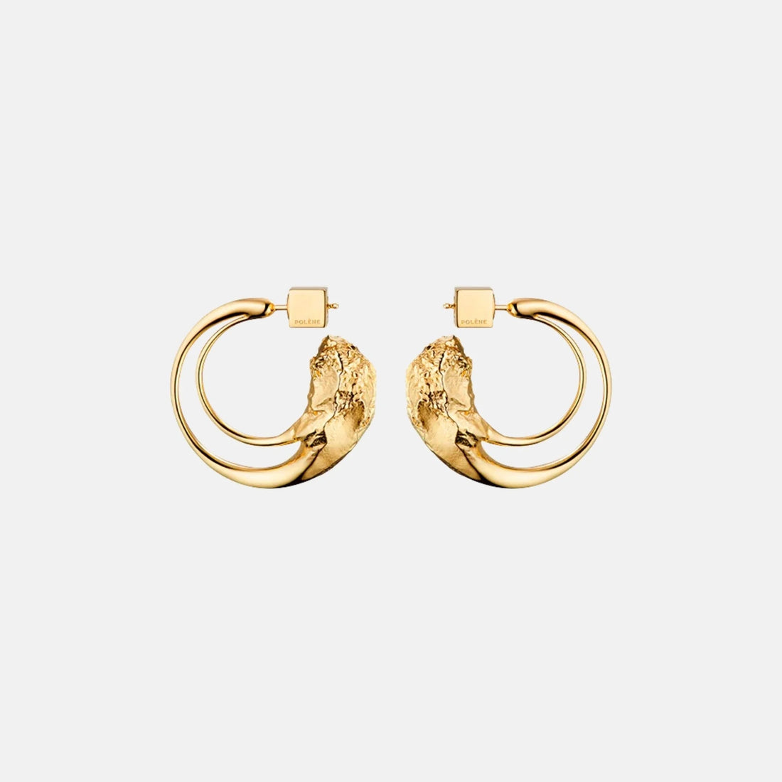 Eroz Hoop Earrings 24 Carat Gold Gilded Edition