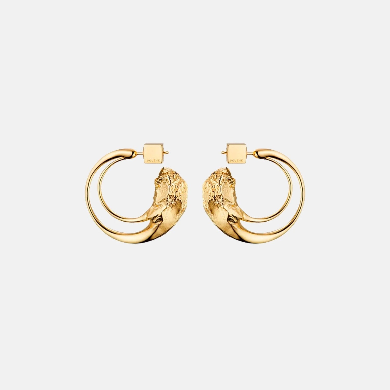 Eroz Hoop Earrings 24 Carat Gold Gilded Edition