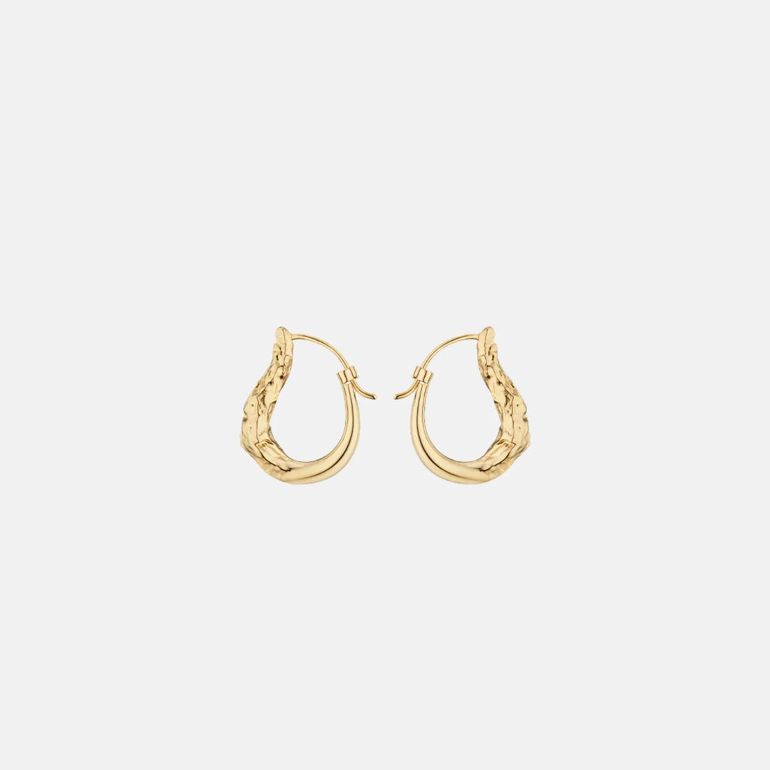 Eroz Slim Hoop Earrings Gilded Edition