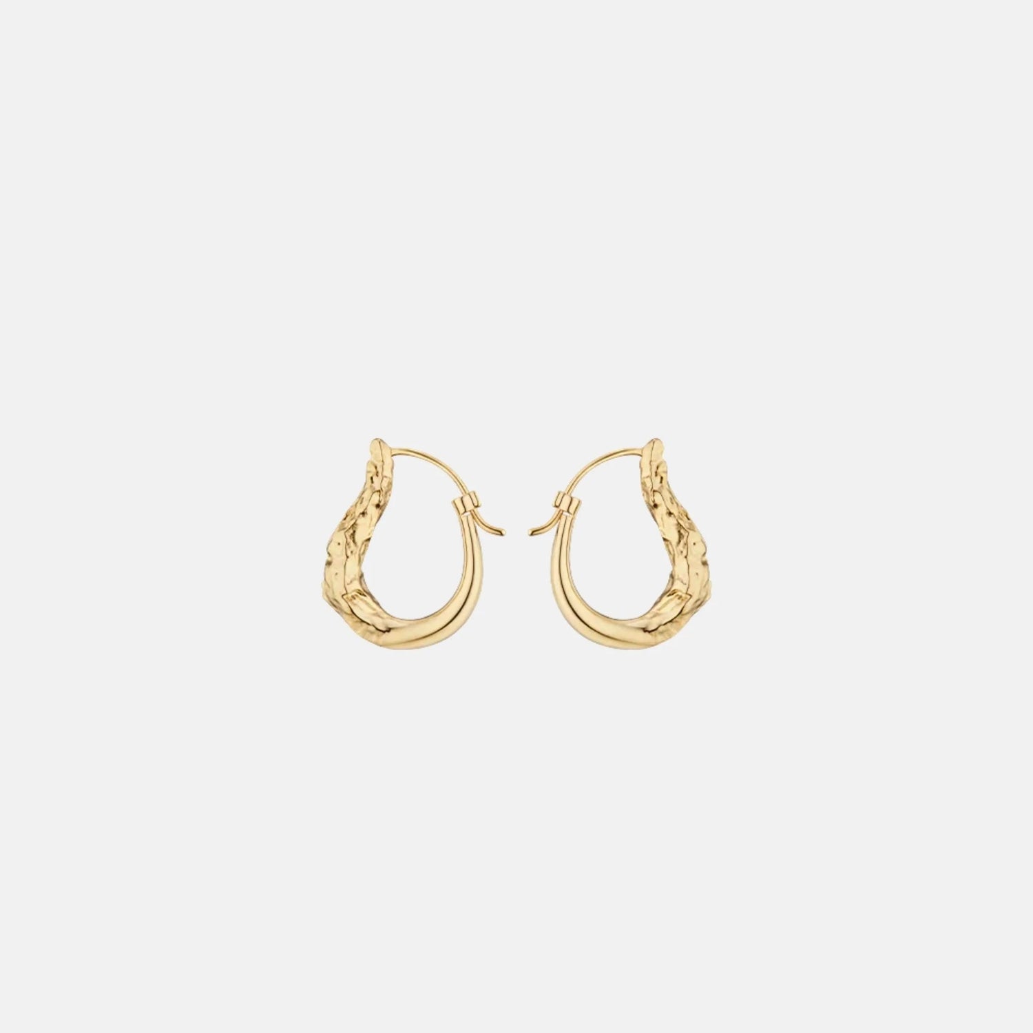 Eroz Slim Hoop Earrings Gilded Edition