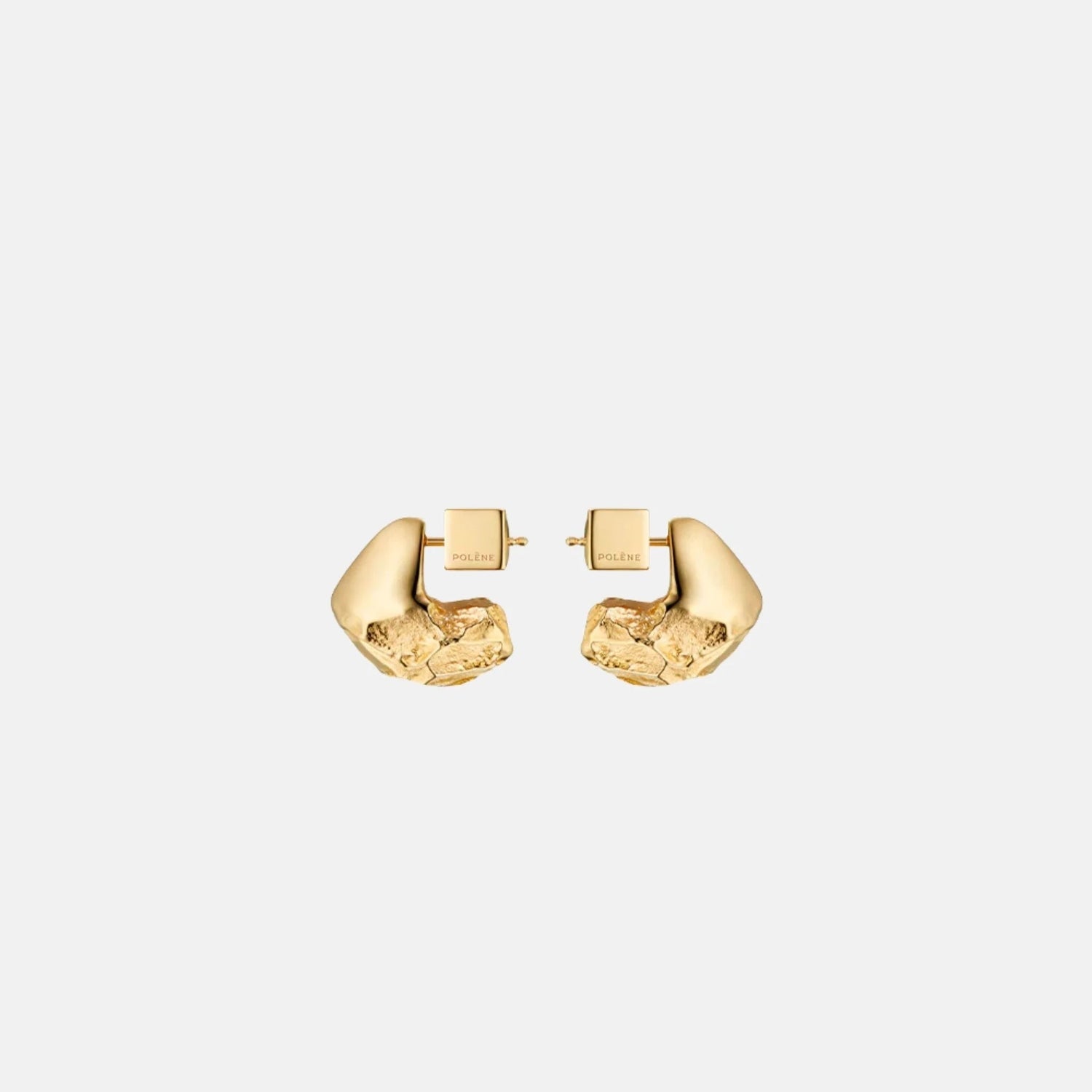 Eroz Stud Earrings 24 Carat Gold Gilded Edition