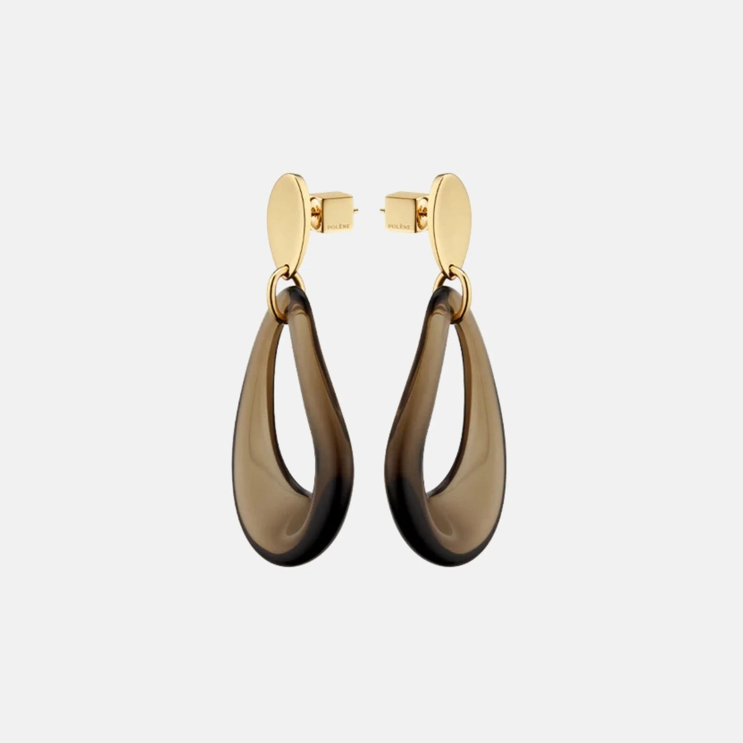 Nae Drop Earrings Smoked Glass Edition