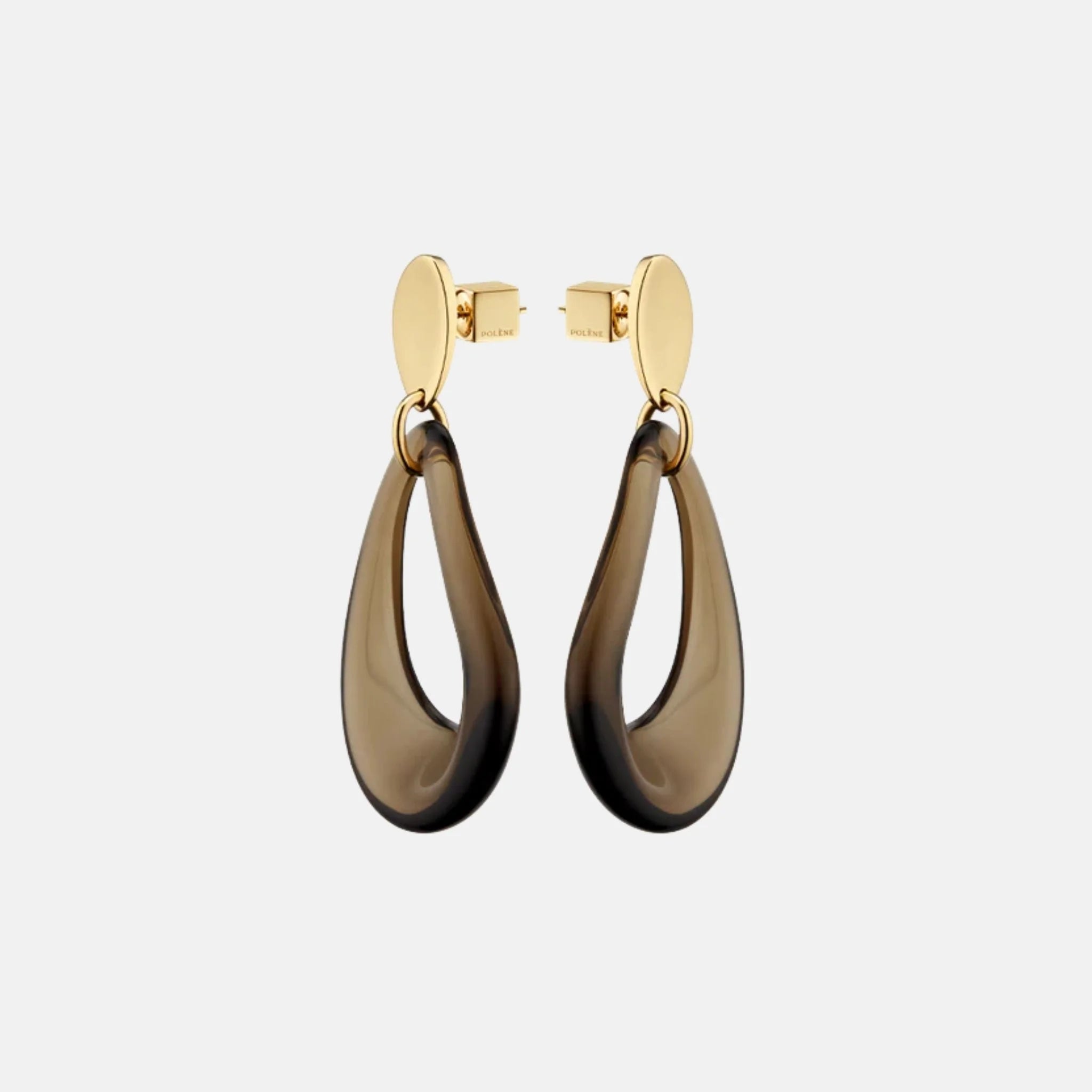 Nae Drop Earrings Smoked Glass Edition