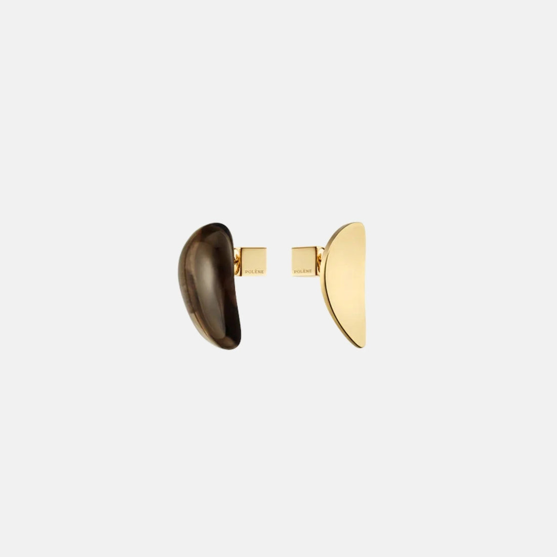 Nae Stud Earrings Smoked Glass Edition