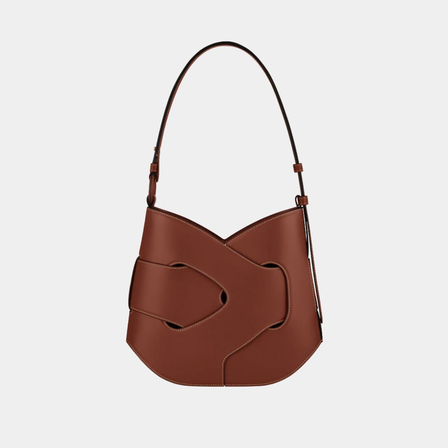Nodde Hobo Smooth Calfskin Shoulder Bag