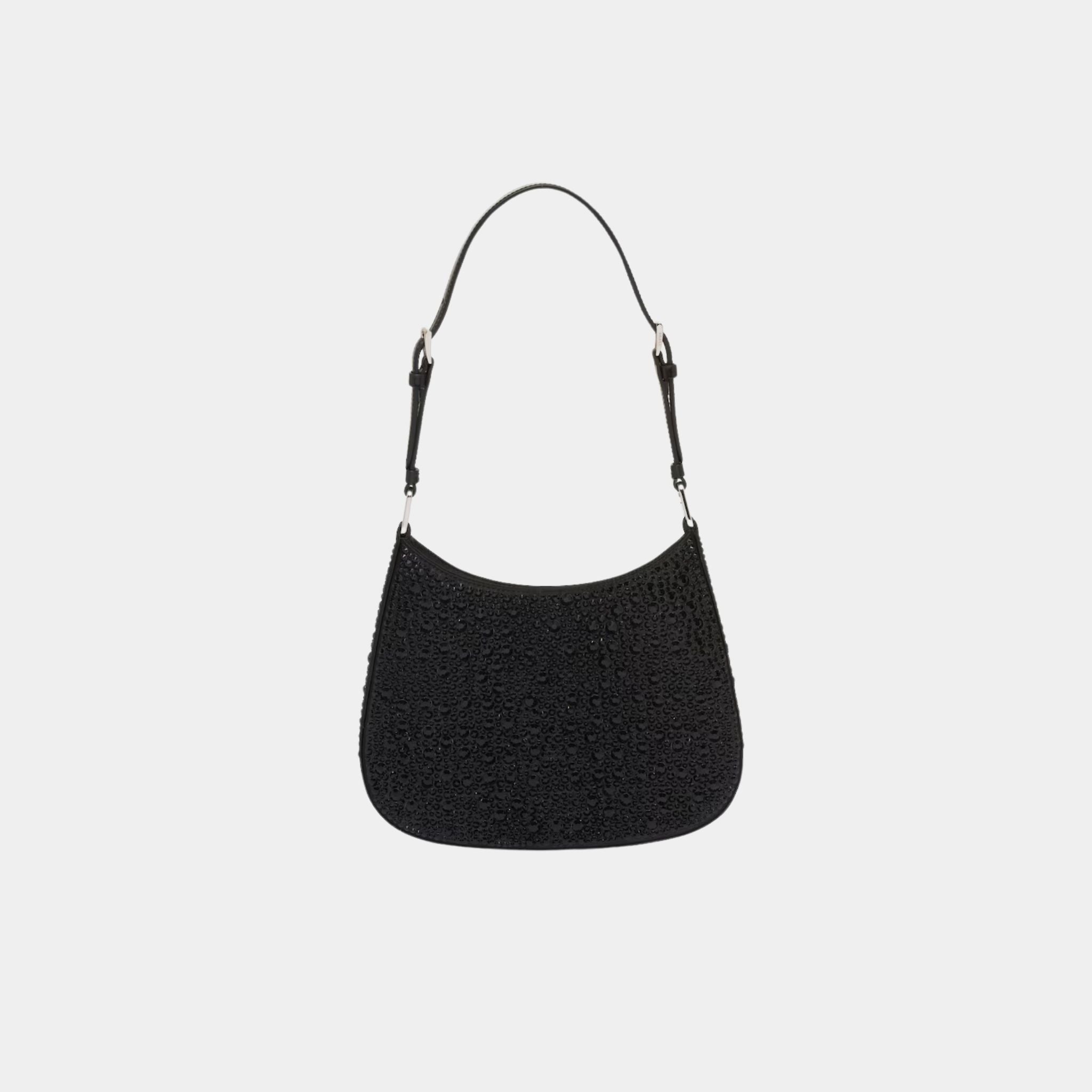 Cleo Satin Bag With Crystals