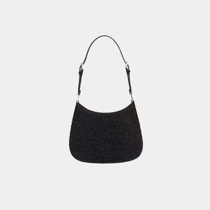 Cleo Satin Bag With Crystals