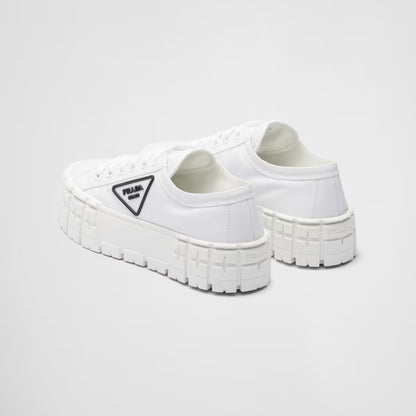 Double Wheel Re-Nylon Gabardine Sneakers
