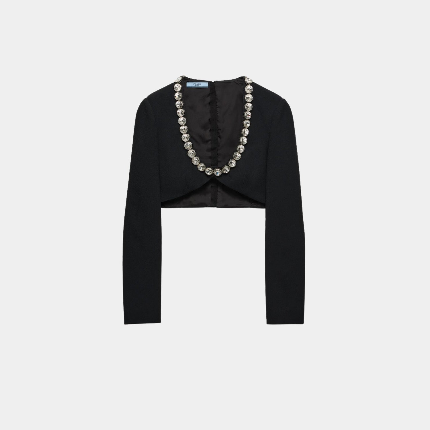 Embroidered Sablè Compact Top