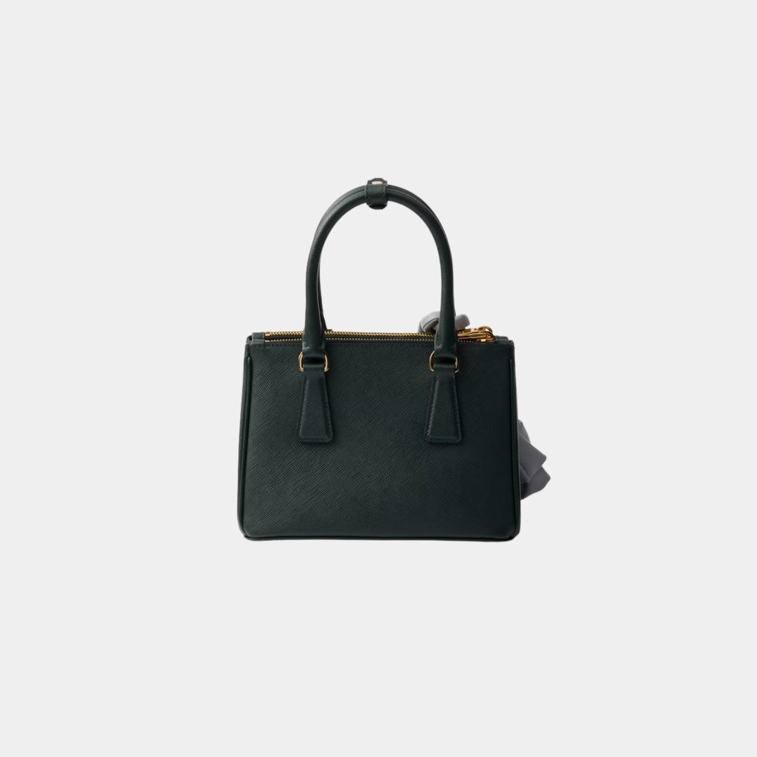 Galleria Saffiano Leather Mini Bag With Nappa Leather Flowers