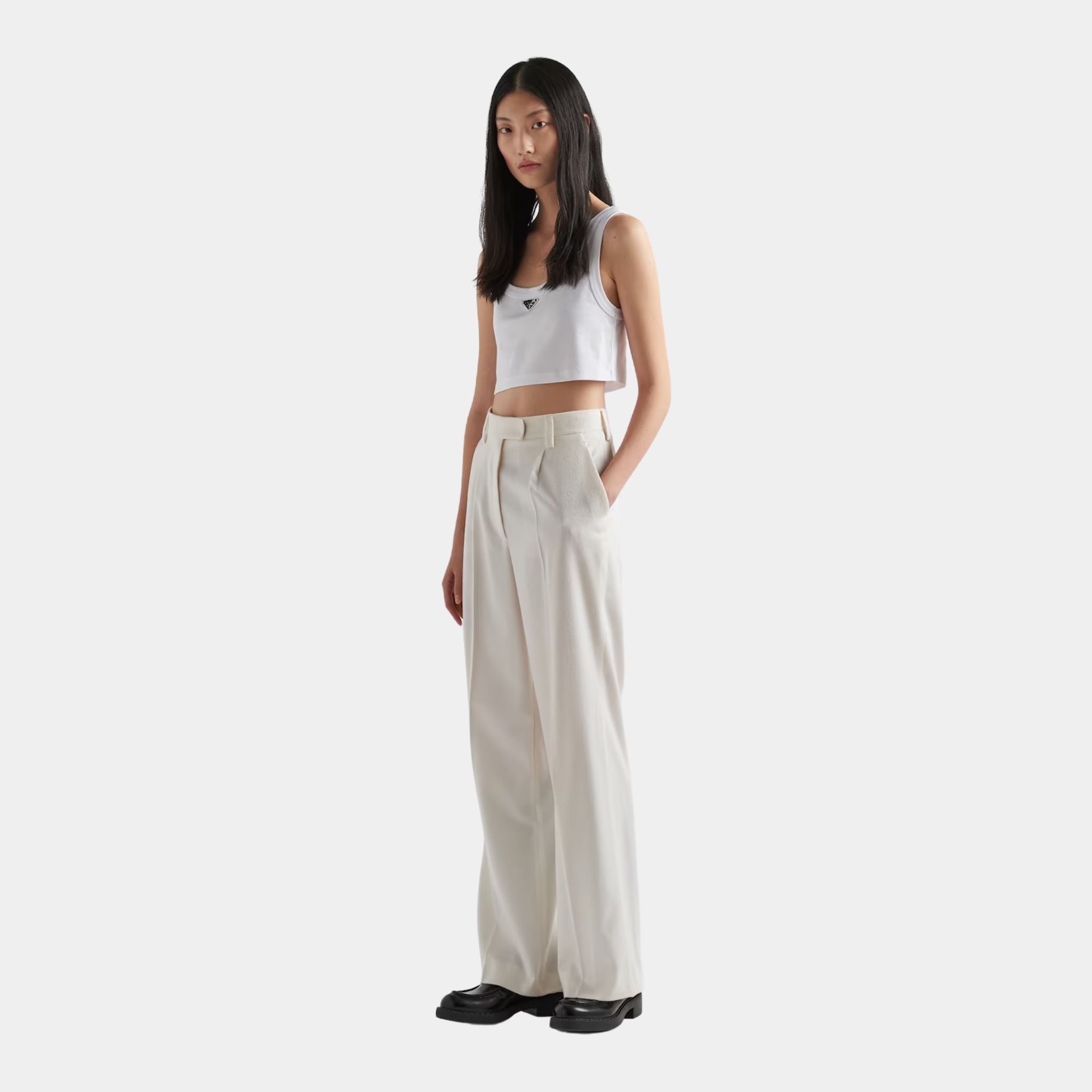Jersey Cropped Top