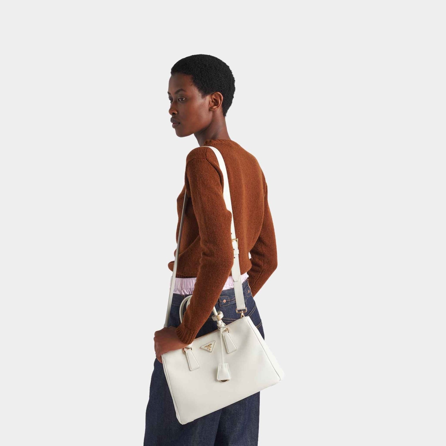 Large Galleria Leather Bag