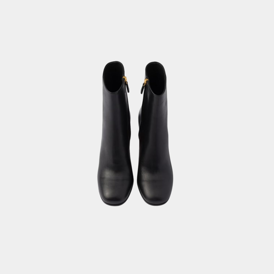 Leather High Heeled Booties