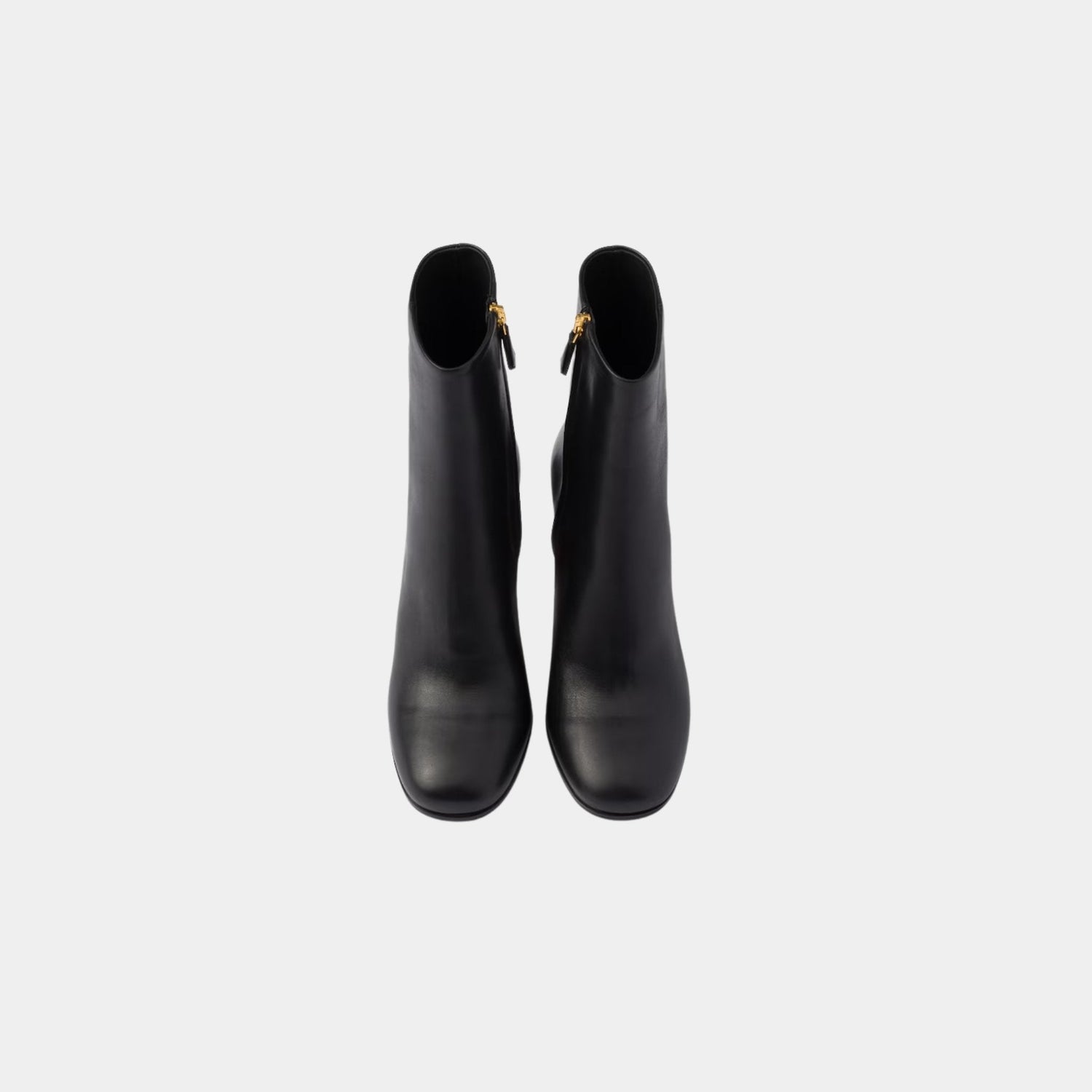 Leather High Heeled Booties