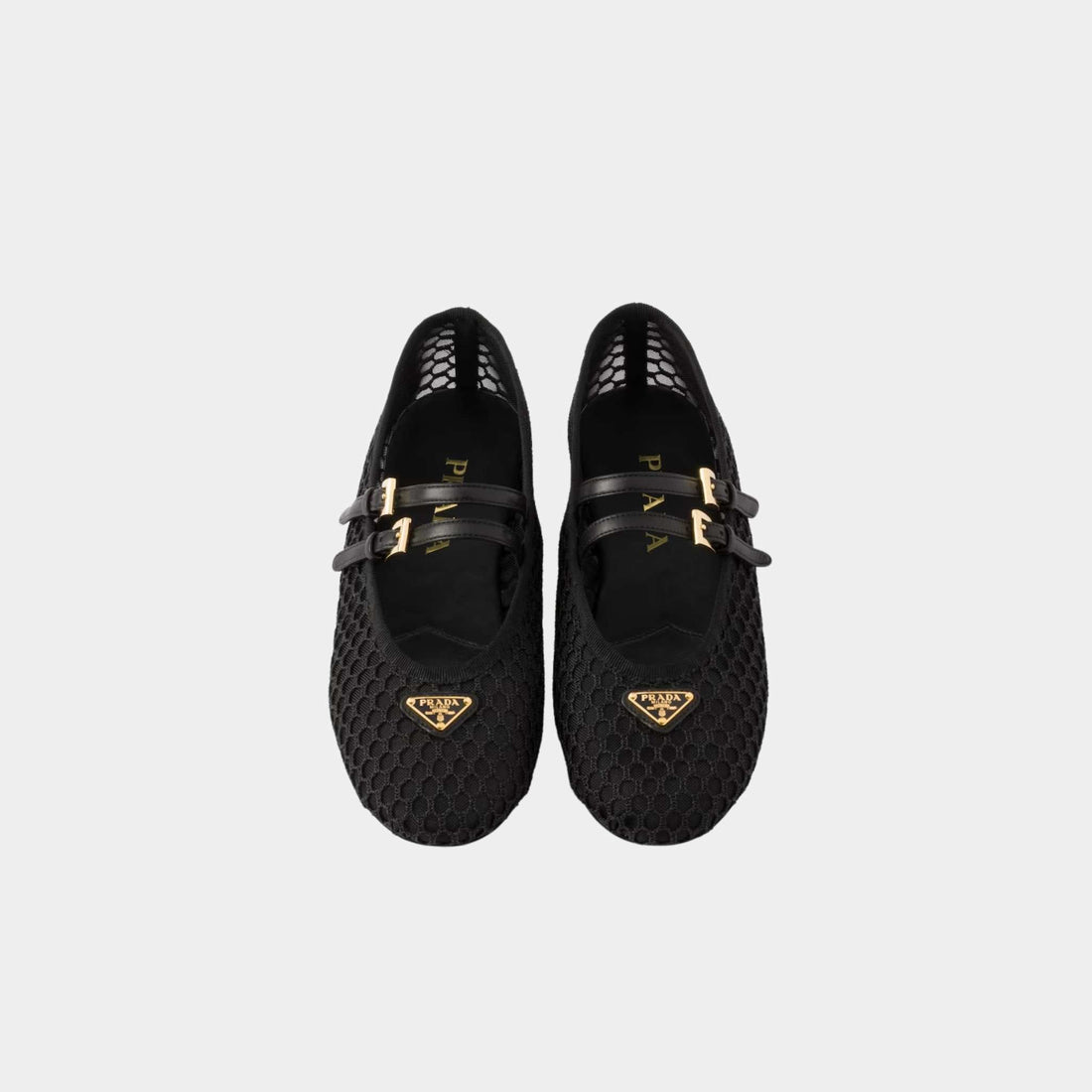 Mesh Fabric Ballerinas