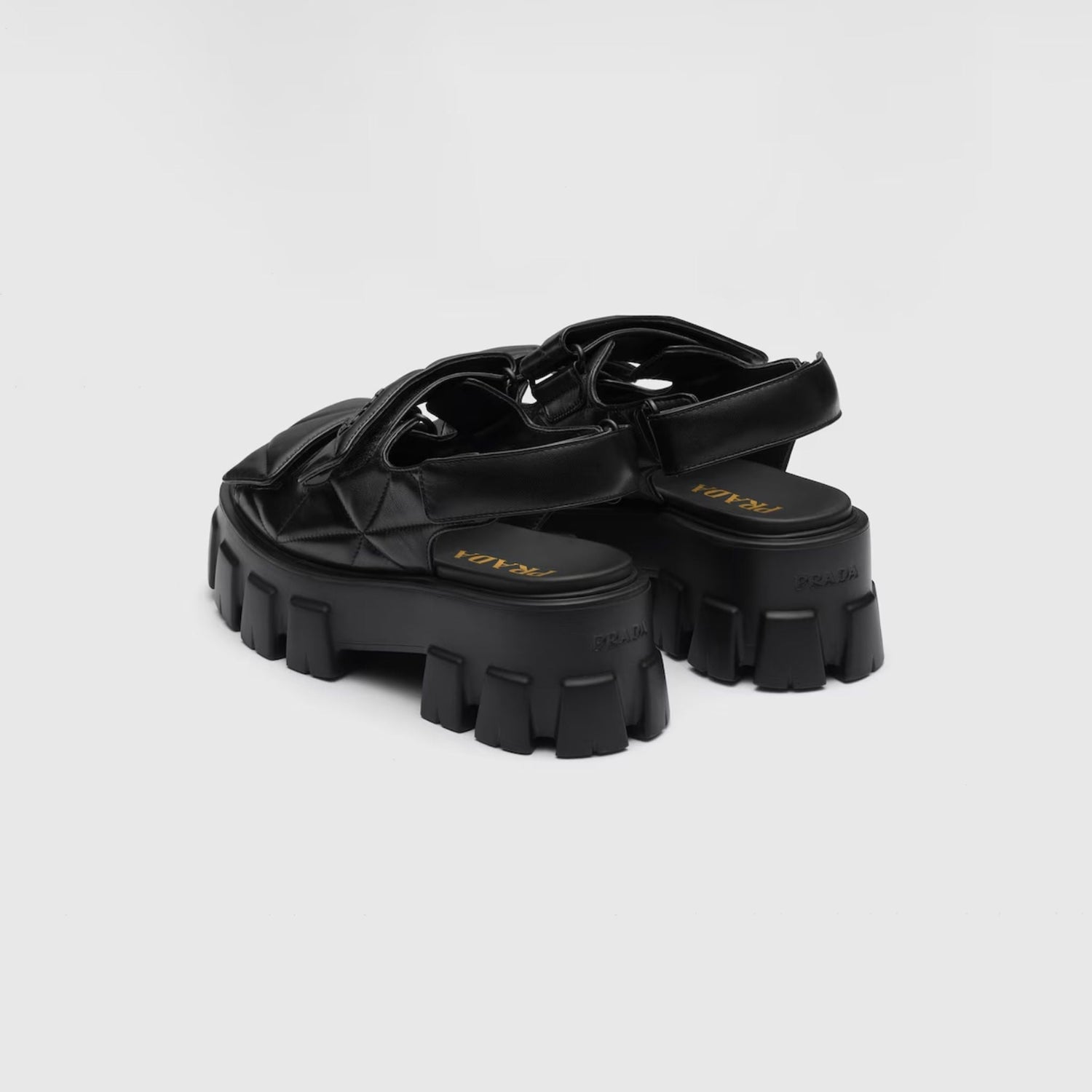 Monolith Nappa Lambskin Leather Sandals