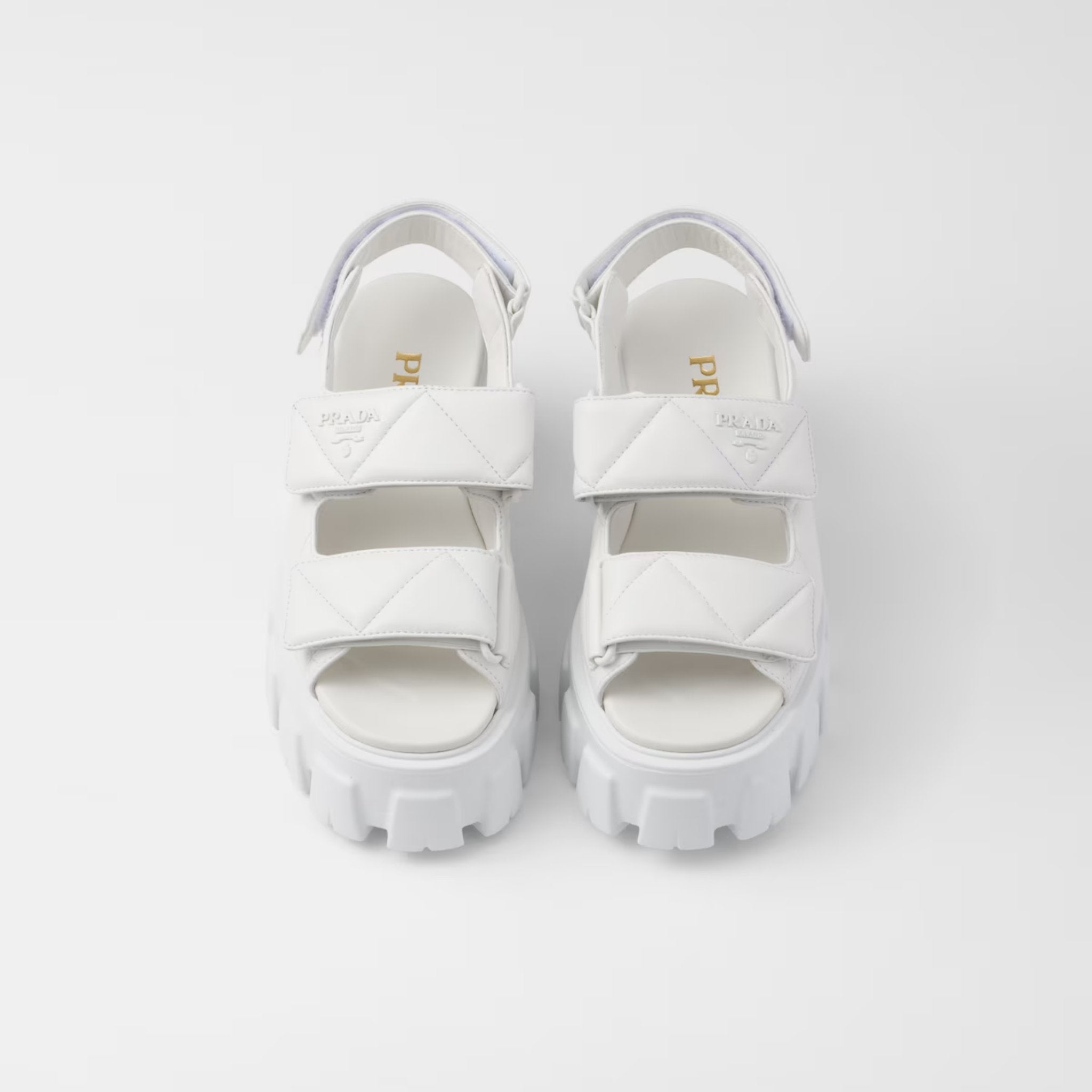 Monolith Nappa Lambskin Leather Sandals