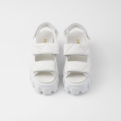 Monolith Nappa Lambskin Leather Sandals