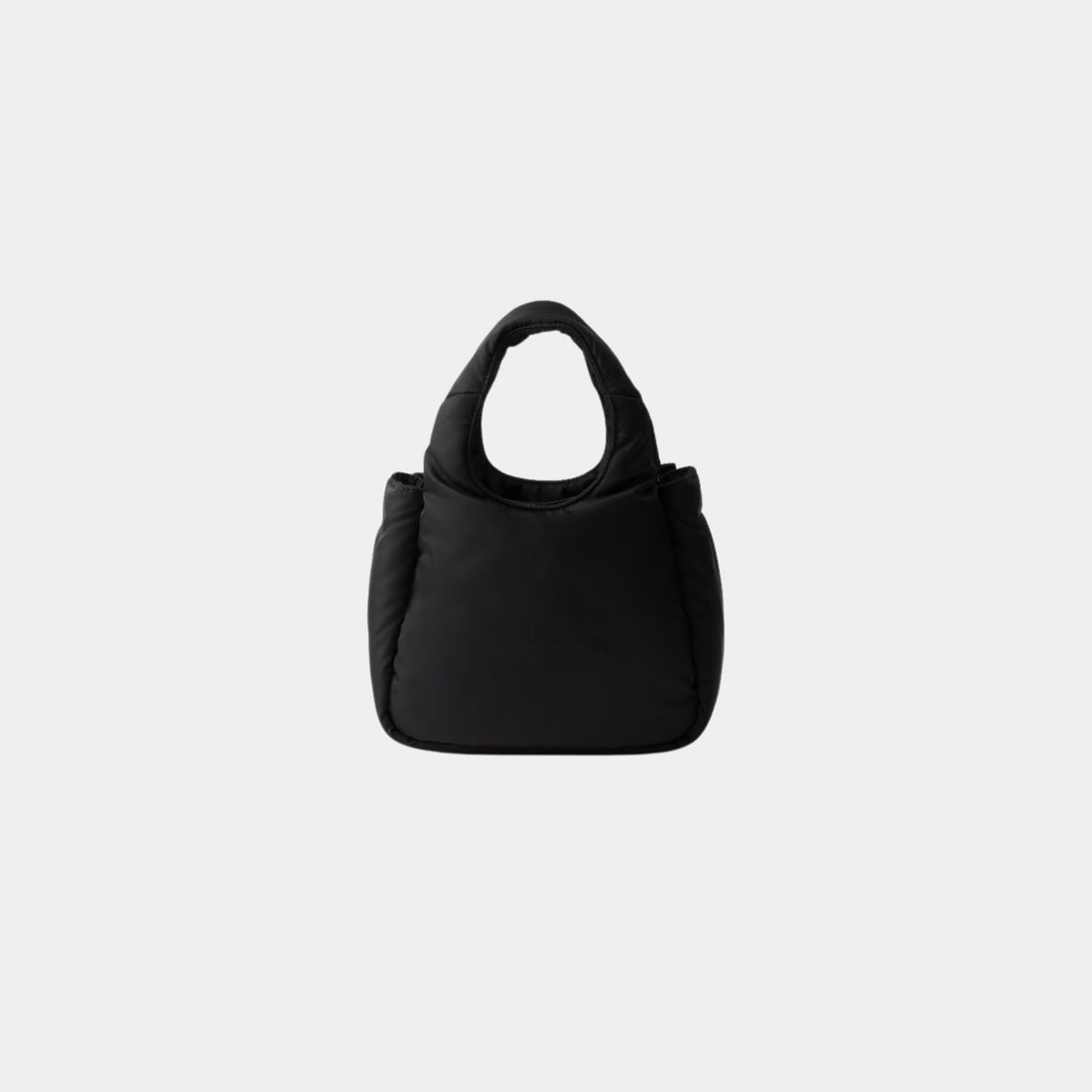 Padded Re-Nylon Mini Bag With Bow