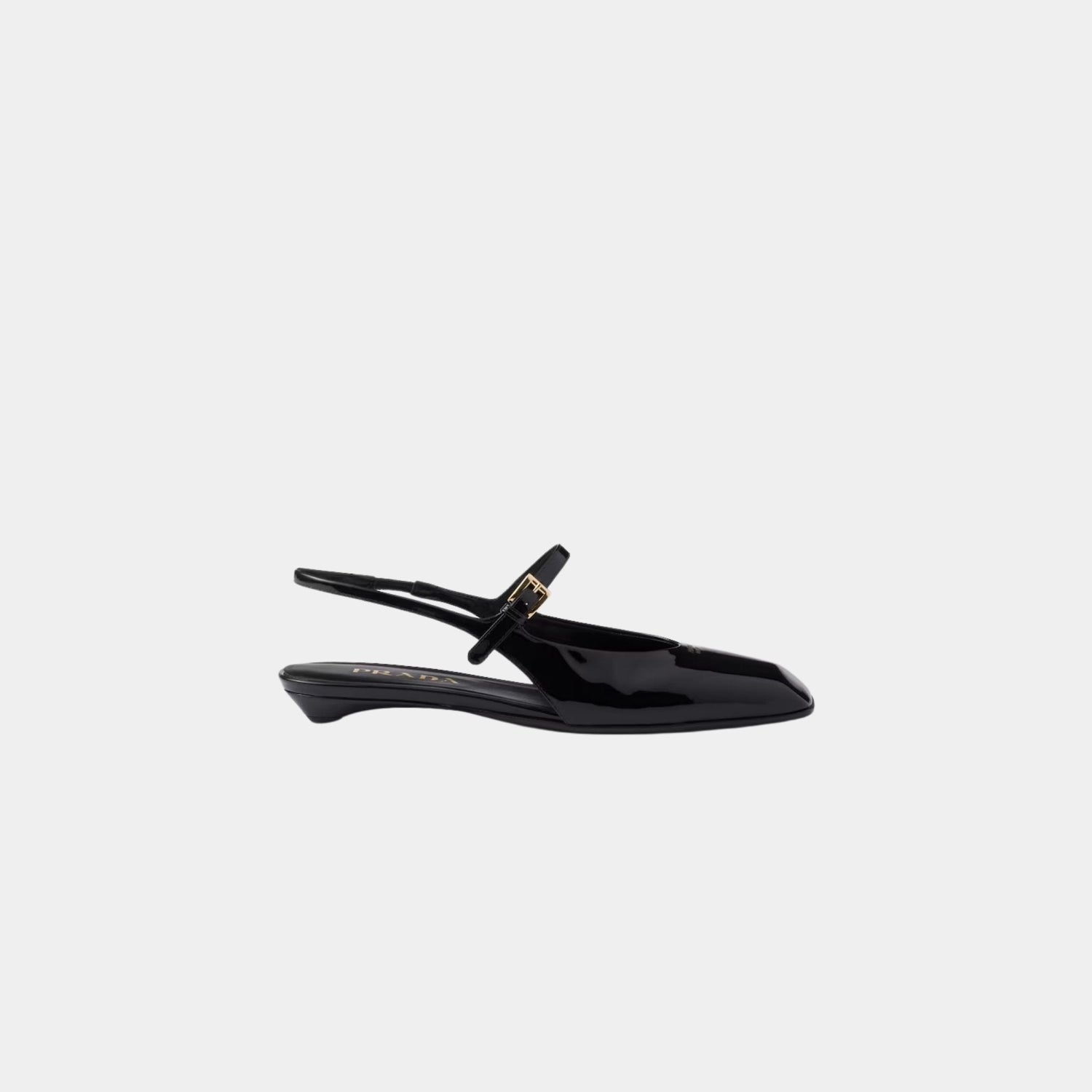 Patent Leather Slingback Ballerinas