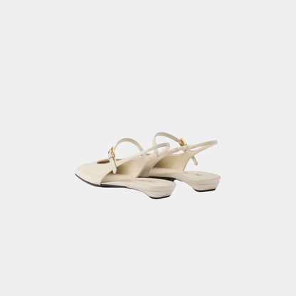 Patent Leather Slingback Ballerinas