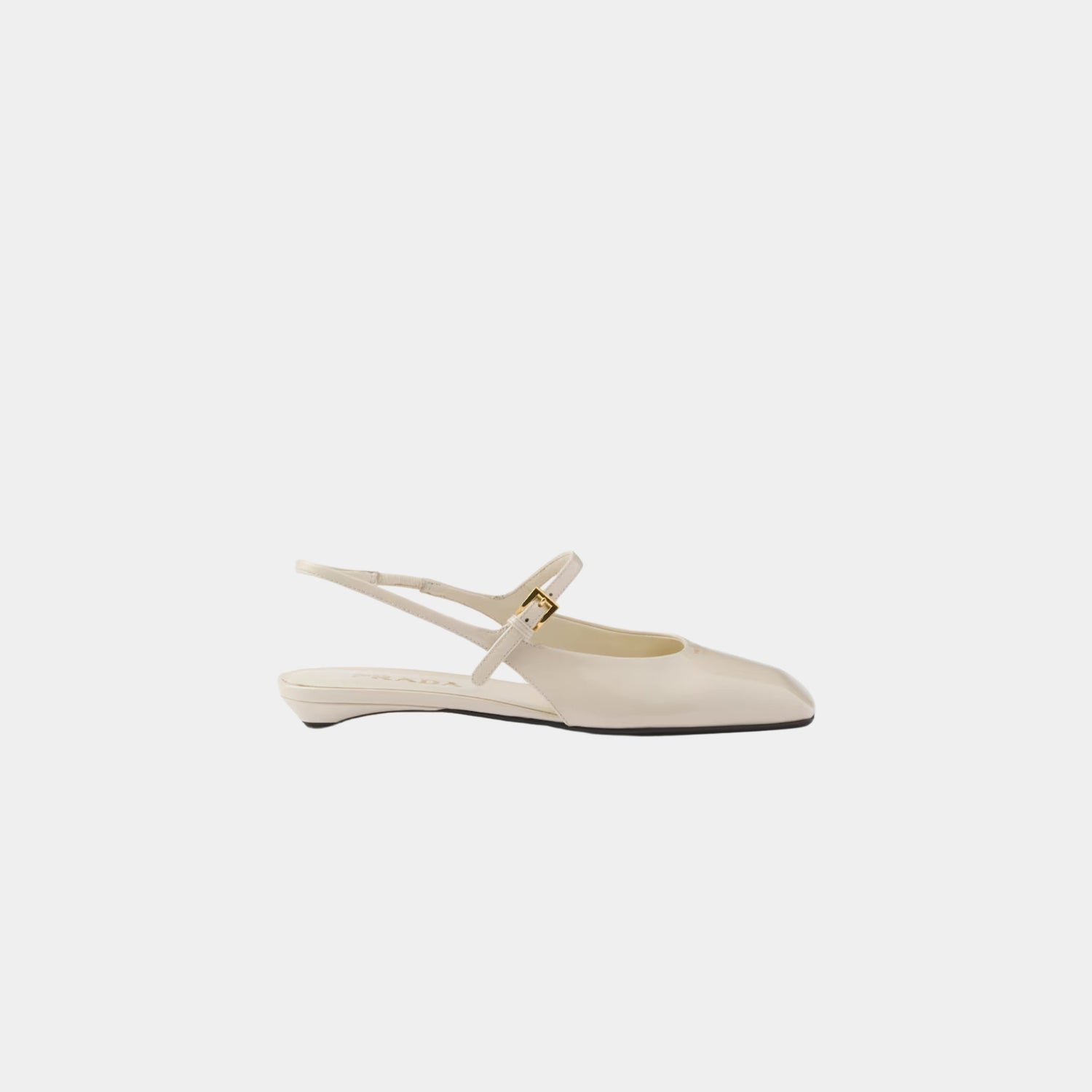 Patent Leather Slingback Ballerinas
