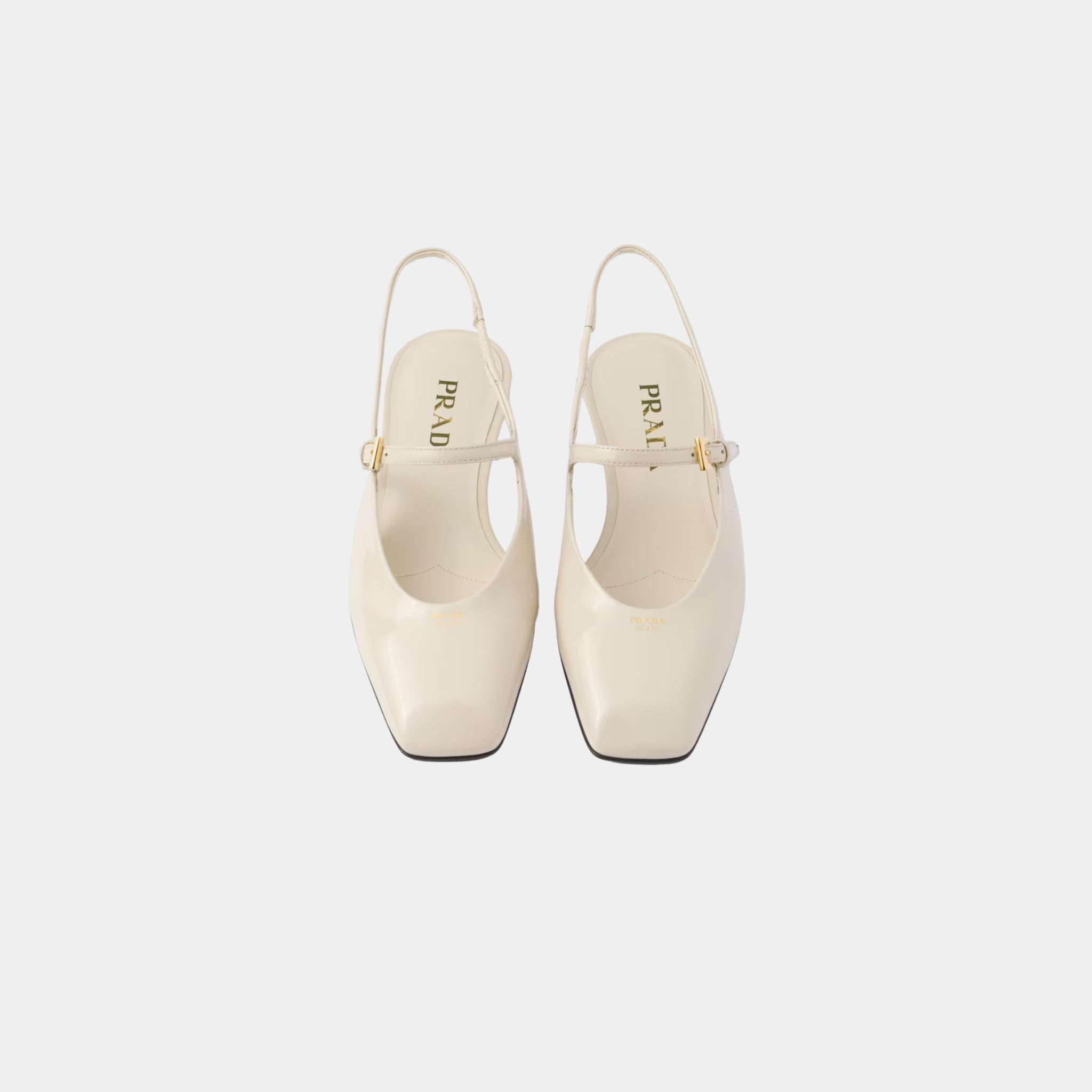Patent Leather Slingback Ballerinas
