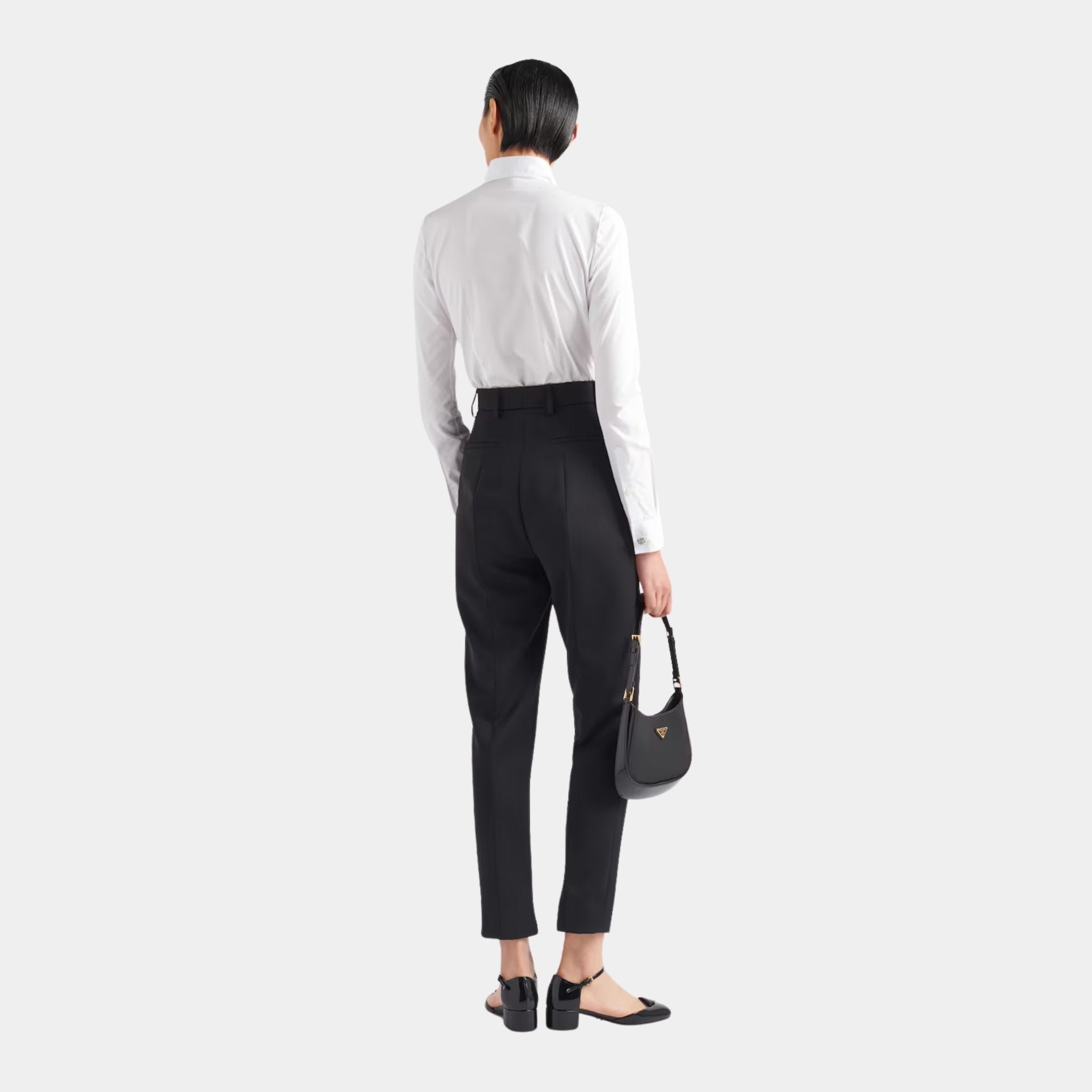 Poplin Shirt with Jewel Buttons