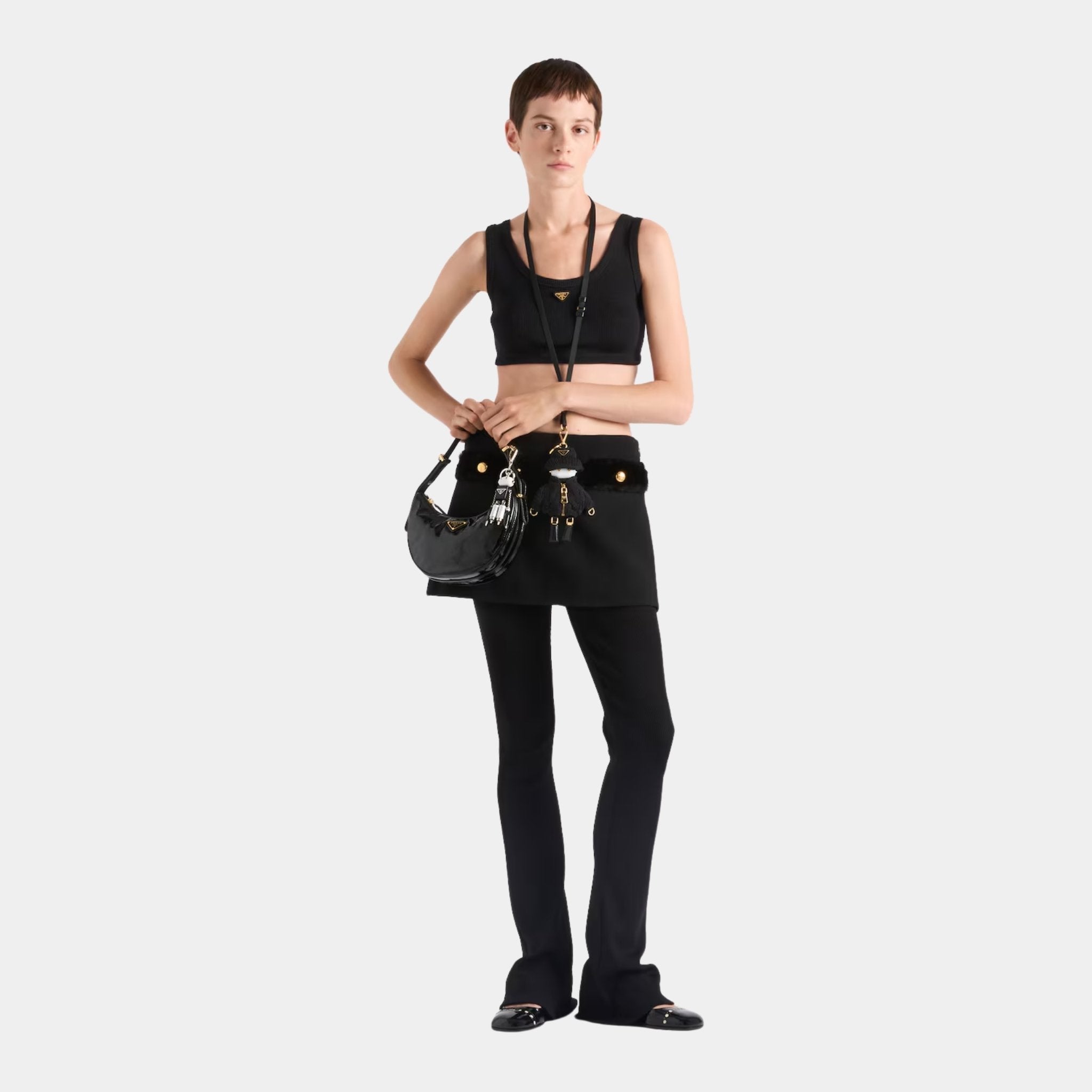 Ribbed Jersey Tank Top
