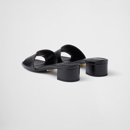 Saffiano Patent Leather Sandals