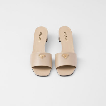 Saffiano Patent Leather Sandals