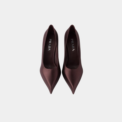 Satin Pumps Silk Viscose