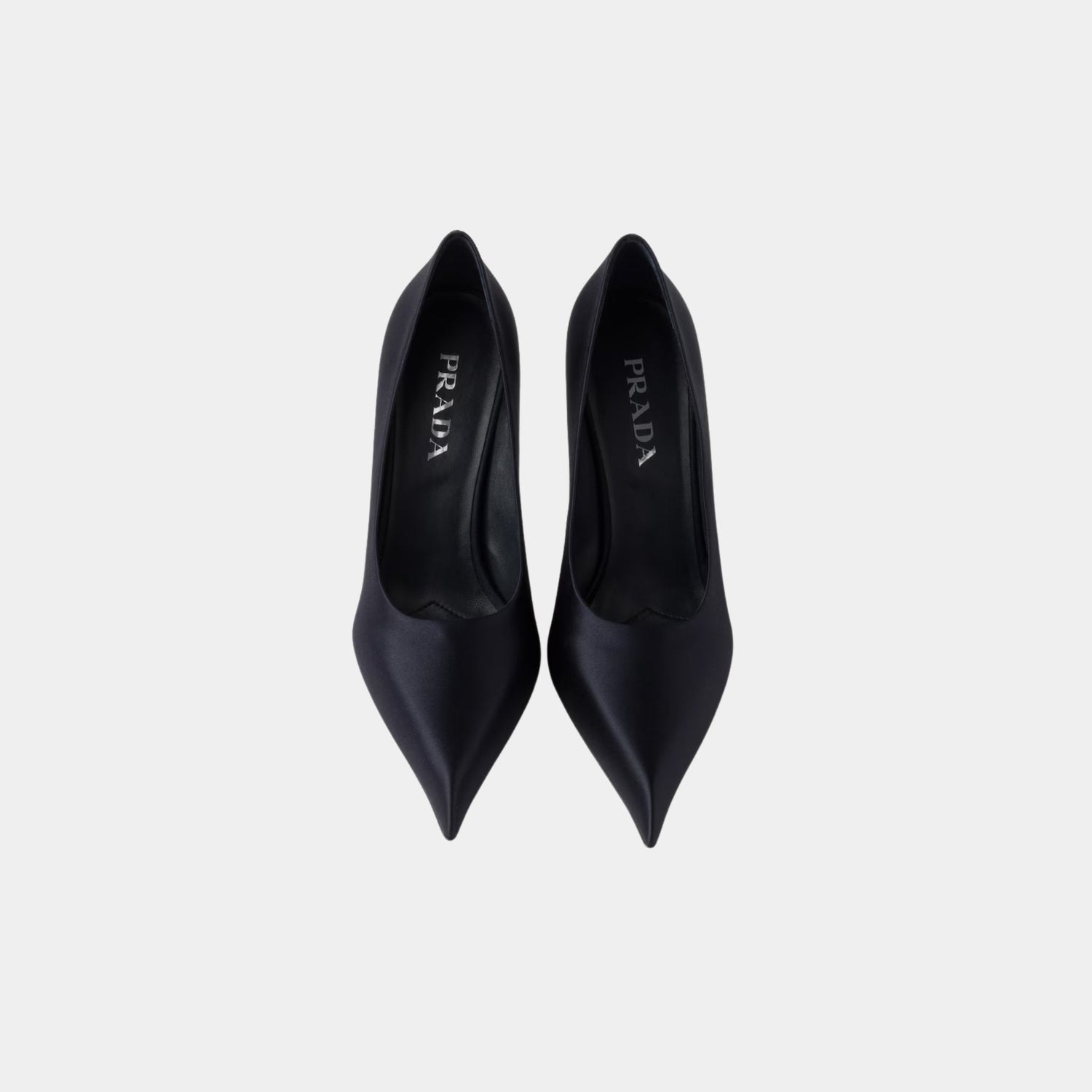 Satin Pumps Silk Viscose