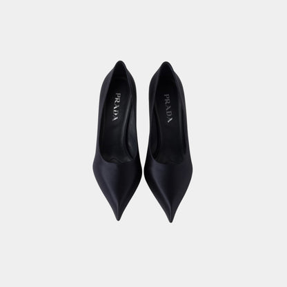 Satin Pumps Silk Viscose