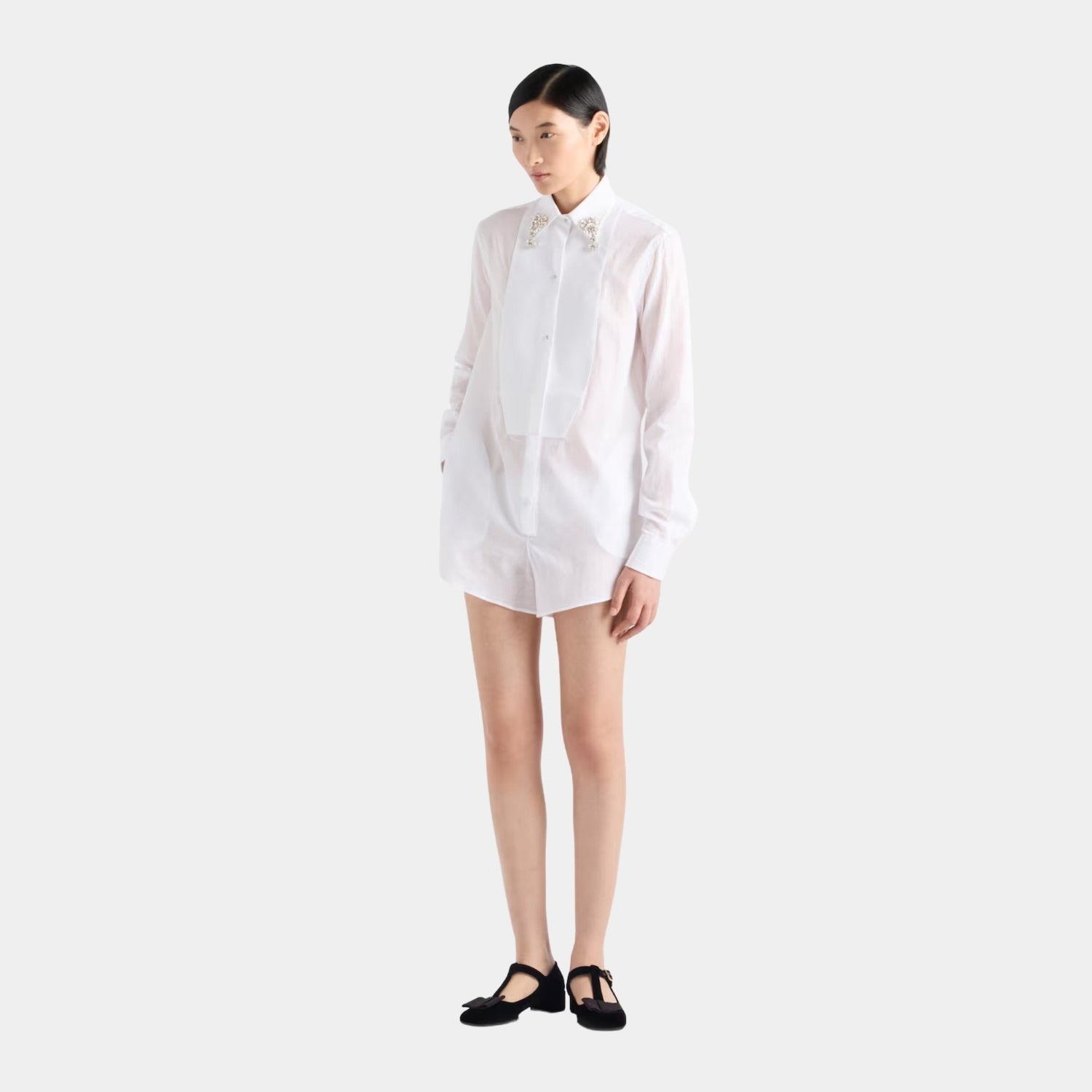 Short Batiste Jumpsuit