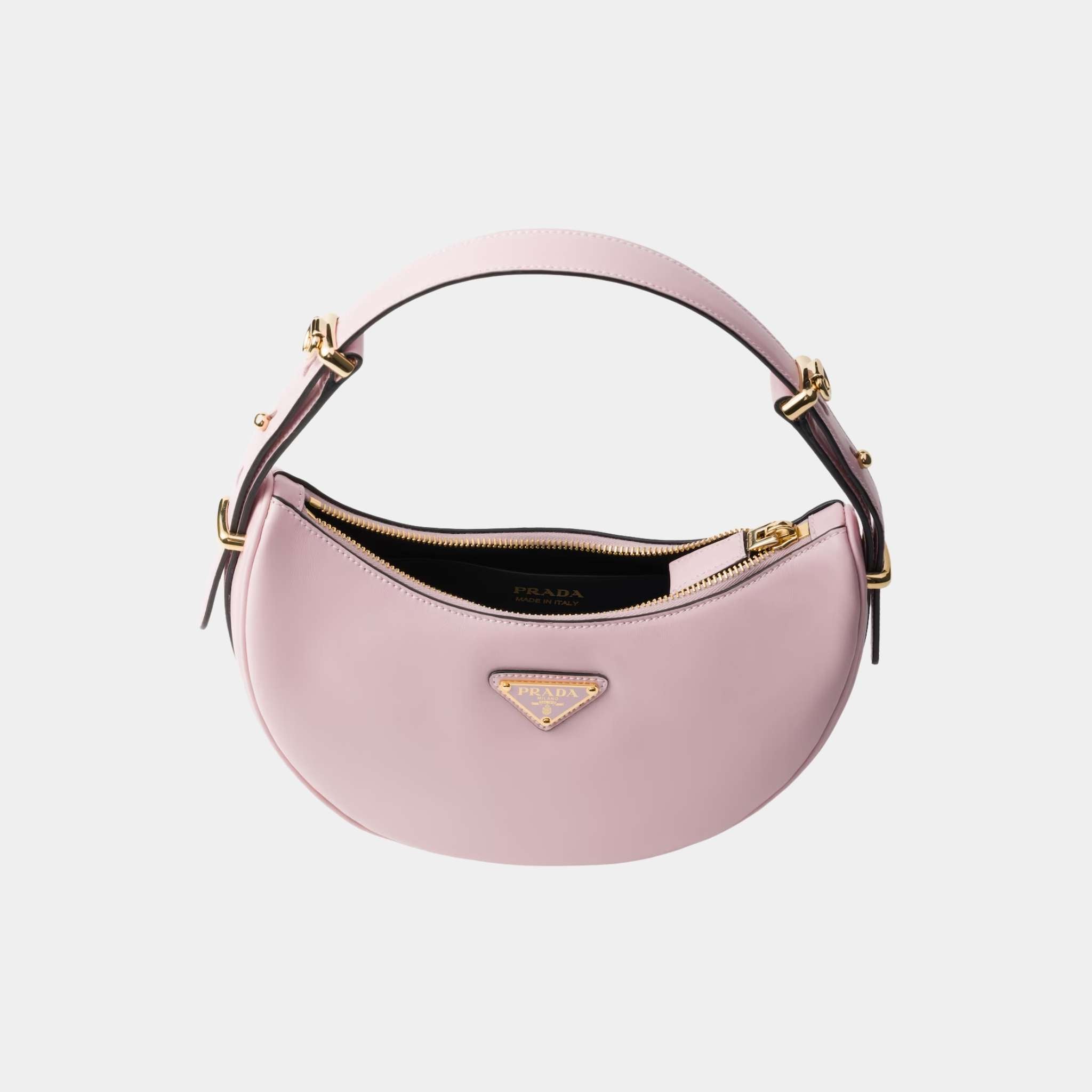 Small Arque Leather Shoulder Bag