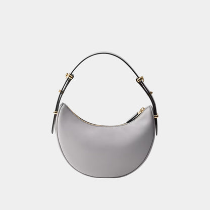 Small Arque Leather Shoulder Bag