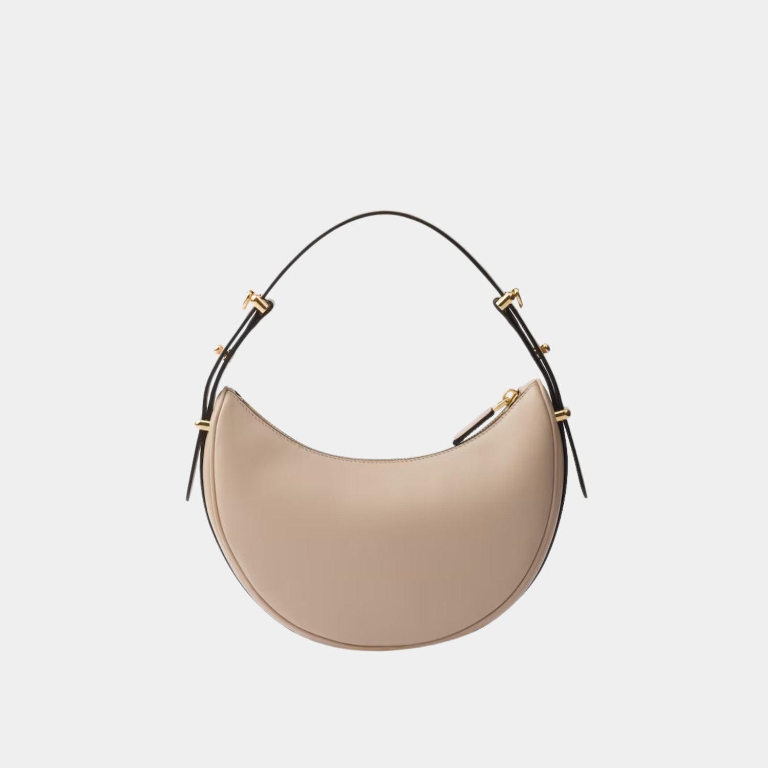 Small Arque Leather Shoulder Bag
